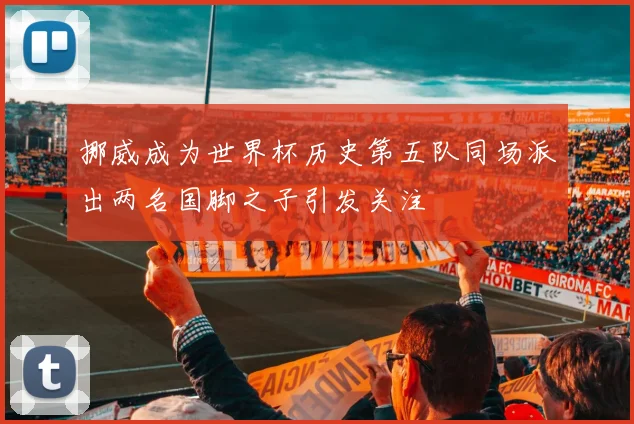 挪威成为世界杯历史第五队同场派出两名国脚之子引发关注